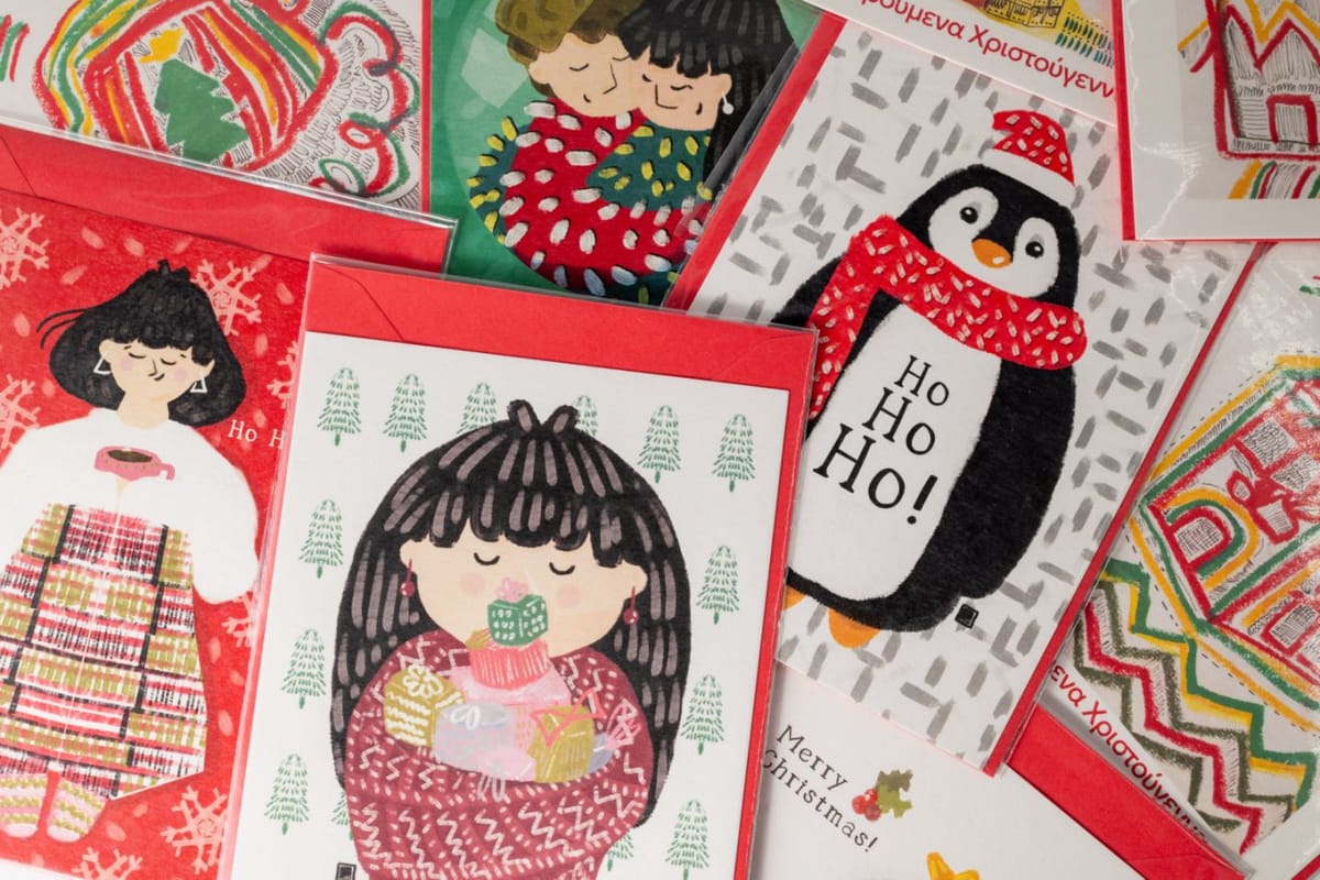 Χριστουγεννιάτικες κάρτες ευχών